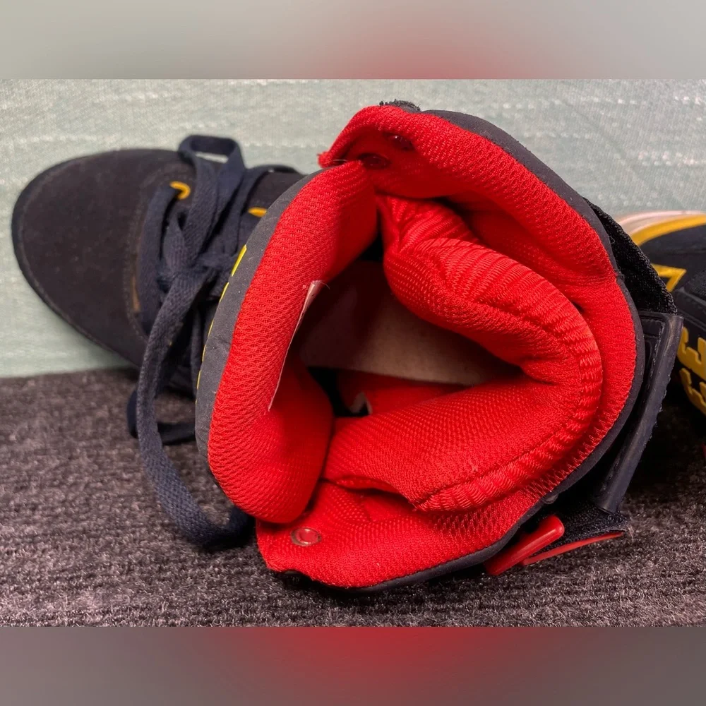 Patrick Ewing 33 Hi Snow Beach 1EW90128-433 Blue Red Yellow & White Size 6 - Picture 8 of 10